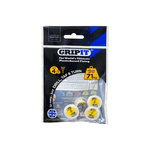 Gripit Yellow Plastic, Steel Plasterboard Fixings, 15mm fixing hole diameter