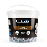 Gripit Brown Plastic, Steel Plasterboard Fixings, 20mm fixing hole diameter