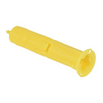 RawlPlug Yellow Plastic Wall Plug, 24mm Length, 5mm Fixing Hole Diameter