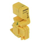Siemens Sentron Handle Locking Device for use with 5SP, 5SY, 5TE8 Miniature Circuit Breakers, Padlock with Maximum 3 mm