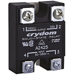 Sensata / Crydom 10 A Solid State Relay, Zero Cross, Panel Mount, SCR, 280 V rms Maximum Load