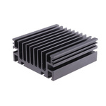 Heatsink, Universal Rectangular Alu, 1.4°C/W, 100 x 96 x 40mm, Clamp