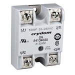 Sensata / Crydom 50 A rms Solid State Relay, Zero Crossing, Panel Mount, SCR, 660 V ac Maximum Load