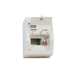 Contactum 4 Way Steel Consumer Unit, 63A Defender