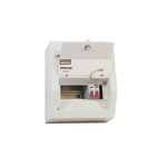 Contactum 6 Way Steel Consumer Unit, 100A Defender