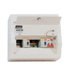 Contactum 6 Way Steel Consumer Unit, 100A Defender