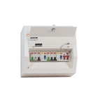 Contactum 6 Way Steel Consumer Unit, 100A Defender