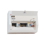 Contactum 8 Way Steel Consumer Unit, 100A Defender