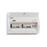 Contactum 12 Way Steel Consumer Unit, 100A Defender