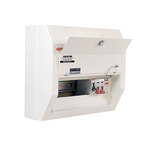 Contactum 8 Way Steel Consumer Unit, 100A Defender