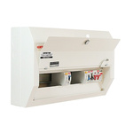 Contactum 10 Way Steel Consumer Unit, 100A Defender