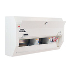 Contactum 14 Way Steel Consumer Unit, 100A Defender