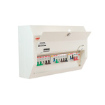 Contactum 10 Way Steel Consumer Unit, 100A Defender