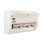 Contactum 12 Way Steel Consumer Unit, 100A Defender