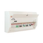 Contactum 14 Way Steel Consumer Unit, 100A Defender