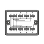 Wago 1, 3 Phase Distribution Board, 7 Way, 25 A