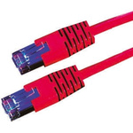 Roline Red Cat5e Cable S/FTP, 10m Male RJ45/Male RJ45