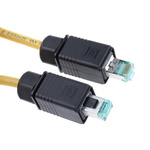 HARTING Green Cat6 Cable U/FTP PVC Male RJ45/Male RJ45, Terminated, 20m