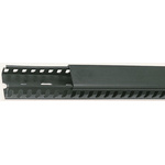 Betaduct Black Slotted Panel Trunking - Closed Slot, W50 mm x D50mm, L1m, PVC