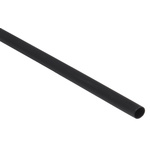 RS PRO Halogen Free Heat Shrink Tubing, Black 3mm Sleeve Dia. x 1.2m Length 3:1 Ratio