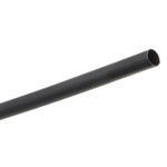 RS PRO Halogen Free Heat Shrink Tubing, Black 6.4mm Sleeve Dia. x 300mm Length 2:1 Ratio