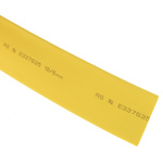 RS PRO Heat Shrink Tubing, Yellow 18mm Sleeve Dia. x 3m Length 3:1 Ratio