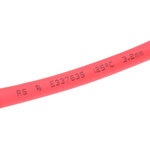 RS PRO Heat Shrink Tubing, Red 3.2mm Sleeve Dia. x 10m Length 2:1 Ratio