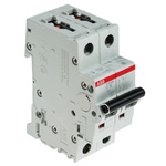 ABB System Pro M Compact S200M MCB, 2P, 16A Curve C, 440V AC, 125V DC, 10 kA Breaking Capacity