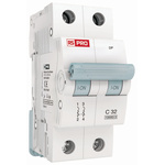 RS PRO MCB, 2P, 6A Curve B, 240V AC, 240V DC, 10 kA Breaking Capacity