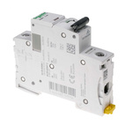 Schneider Electric Acti 9 iC60N MCB, 1P, 6A Curve C, 100 → 133V AC, 12 → 48V DC, 6 kA Breaking Capacity