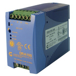 Chinfa DRA100 DIN Rail Power Supply with Internal Input Filter 90 → 264V ac Input Voltage, 24V dc Output