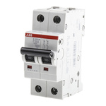ABB System Pro M Compact S200M MCB, 2P, 500mA Curve C, 440V AC, 125V DC, 10 kA Breaking Capacity