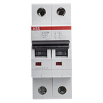 ABB System Pro M Compact S200M MCB, 2P, 32A Curve C, 440V AC, 125V DC, 10 kA Breaking Capacity