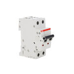 ABB System Pro M Compact S200M MCB, 2P, 20A Curve C, 440V AC, 125V DC, 10 kA Breaking Capacity