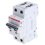 ABB System Pro M Compact S200M MCB, 2P, 13A Curve C, 440V AC, 125V DC, 10 kA Breaking Capacity