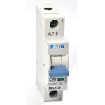 Eaton MEMShield MCB, 1P, 20A Curve C, 230V AC, 48V DC, 10 kA Breaking Capacity