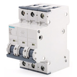 Siemens Sentron 5SY6 MCB, 3P, 32A Curve C, 400V AC, 72V DC, 6 kA Breaking Capacity