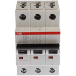 ABB System Pro M Compact S200 MCB, 3P, 16A Curve K, 440V AC, 6 kA Breaking Capacity