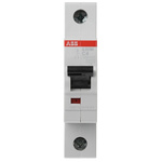 ABB System Pro M Compact S200M MCB, 1P, 4A Curve C, 253V AC, 72V DC, 10 kA Breaking Capacity