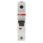 ABB System Pro M Compact S200M MCB, 1P, 10A Curve C, 253V AC, 72V DC, 10 kA Breaking Capacity