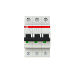 ABB System Pro M Compact S200M MCB, 3P, 6A Curve C, 440V AC, 125V DC, 10 kA Breaking Capacity