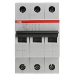 ABB Compact Home SH200 MCB, 3P, 32A Curve C, 440V AC, 6 kA Breaking Capacity