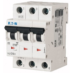 Eaton xEffect MCB, 3P, 20A Curve C, 400V AC, 60V DC, 10 kA Breaking Capacity