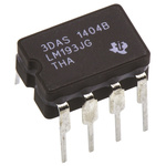 LM193JG Texas Instruments, Dual Comparator, Open Collector, Open Drain O/P, 1.3μs 2 → 36 V 8-Pin CDIP
