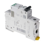 Schneider Electric Acti 9 iC60H MCB, 1P, 1A Curve B, 100 → 133V AC, 72V DC, 10 kA Breaking Capacity