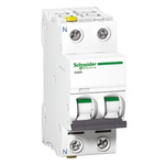 Schneider Electric Acti 9 iC60H MCB, 2P, 50A Curve C, 440V AC, 100 → 133V DC, 10 kA Breaking Capacity