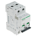 Schneider Electric Acti 9 iC60H MCB, 2P, 6A Curve D, 440V AC, 100 → 133V DC, 10 kA Breaking Capacity