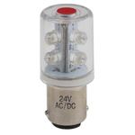 RS PRO LED Red, BA15d 24 V ac/dc