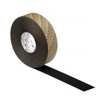 3M Black PVC 20m Hazard Tape, 1mm Thickness