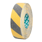 Advance Tapes Black/Yellow 18m Hazard Tape, 1mm Thickness